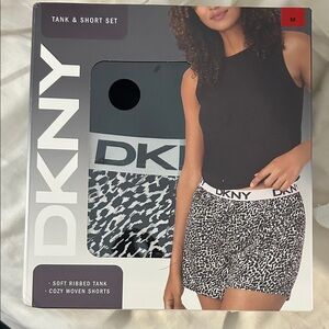 DKNY Women's Monochrome Patterned Athletic Shorts